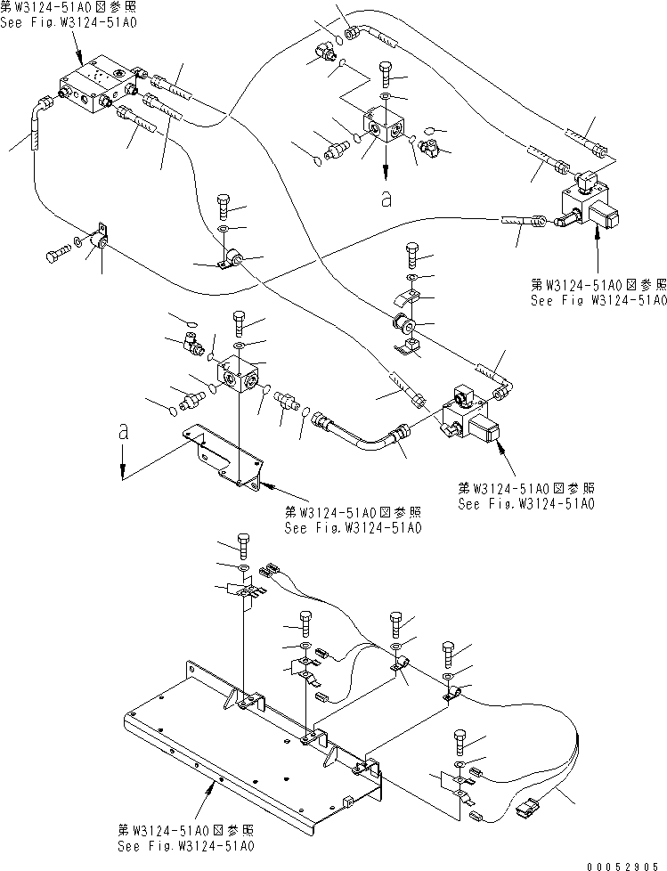 Komatsu parts book diagram for HD785-7 S/N 7001-8172: ABS/ASR CHASSIS (ASR ? VALVE) (INNER PARTS) (2/2)(#7001-)
