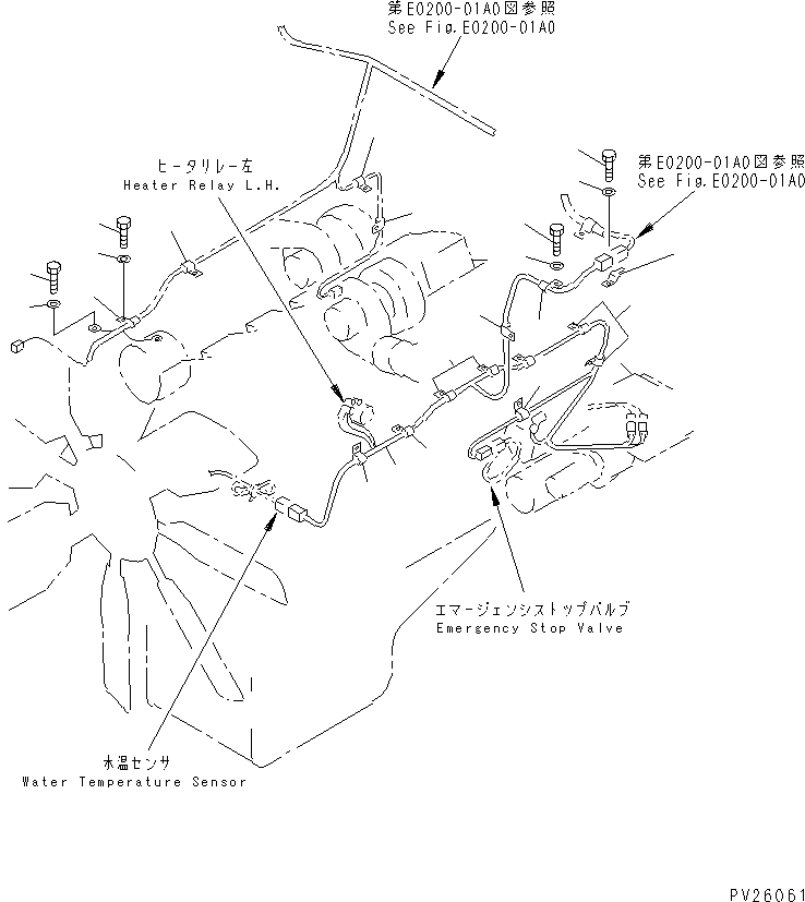 Komatsu parts book diagram for HD985-5 S/N 1021-UP: ELECTRICAL SYSTEM (3/7) (ENGINE SUB ASS'Y) (ELECTRICAL GOVERNOR)