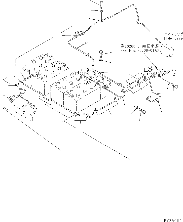 Komatsu parts book diagram for HD985-5 S/N 1021-UP: ELECTRICAL SYSTEM (5/7) (PLATFORM R.H.) (ELECTRICAL GOVERNOR)