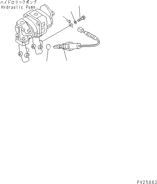 Komatsu parts book diagram for HD985-5 S/N 1021-UP: EMERGENCY STEERING FLOW SWITCH