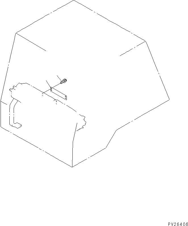 Komatsu parts book diagram for HD985-5 S/N 1021-UP: FLOOR (SWITCH PANEL) (HAZARD LAMP SWITCH 2 SWITCH)
