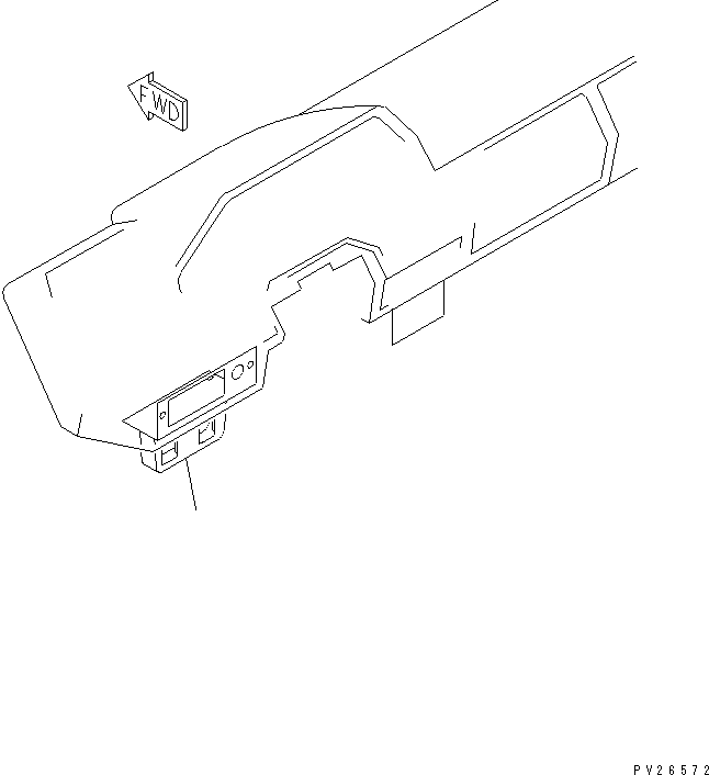 Komatsu parts book diagram for HD985-5 S/N 1021-UP: FLOOR(SWITCH PANEL)(HAZARD LAMP SWITCH¤3SWITCH AND AUTO RETARDER)(#1055-)