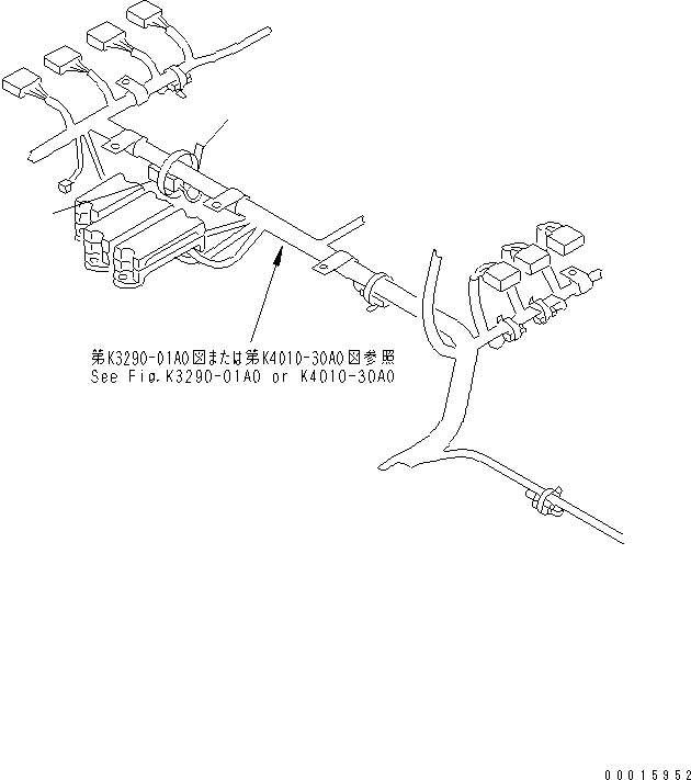 Komatsu parts book diagram for HD985-5 S/N 1021-UP: FLOOR (ROLLOVER CAUTION) (WITHOUT ROLLOVER CAUTION)