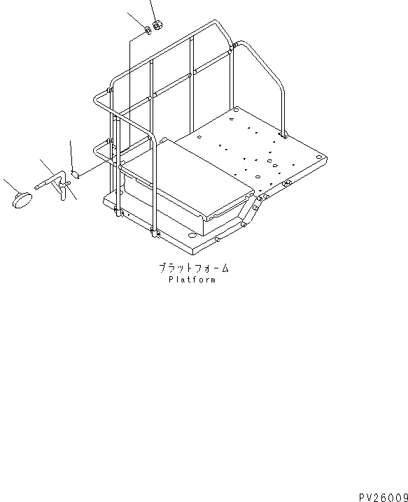 Komatsu parts book diagram for HD985-5 S/N 1021-UP: UNDER MIRROR