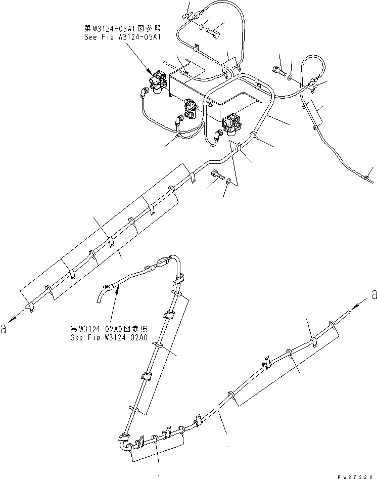 Komatsu parts book diagram for HD985-5 S/N 1021-UP: ABS CHASSIS (3/5)