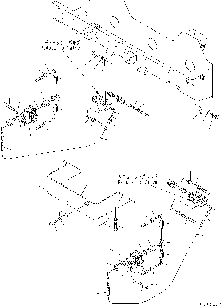 Komatsu parts book diagram for HD985-5 S/N 1021-UP: ABS CHASSIS (5/5)