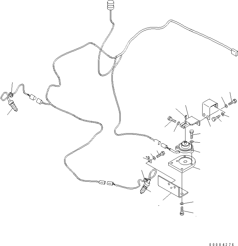 Dump Trucks Komatsu / HM300-2 S/N 2001-2784 (ecot3)(hm300-0c) / PAYLOAD METER (FRONT FRAME SENSOR)(#2001-)(120290 : E0820-02A0)