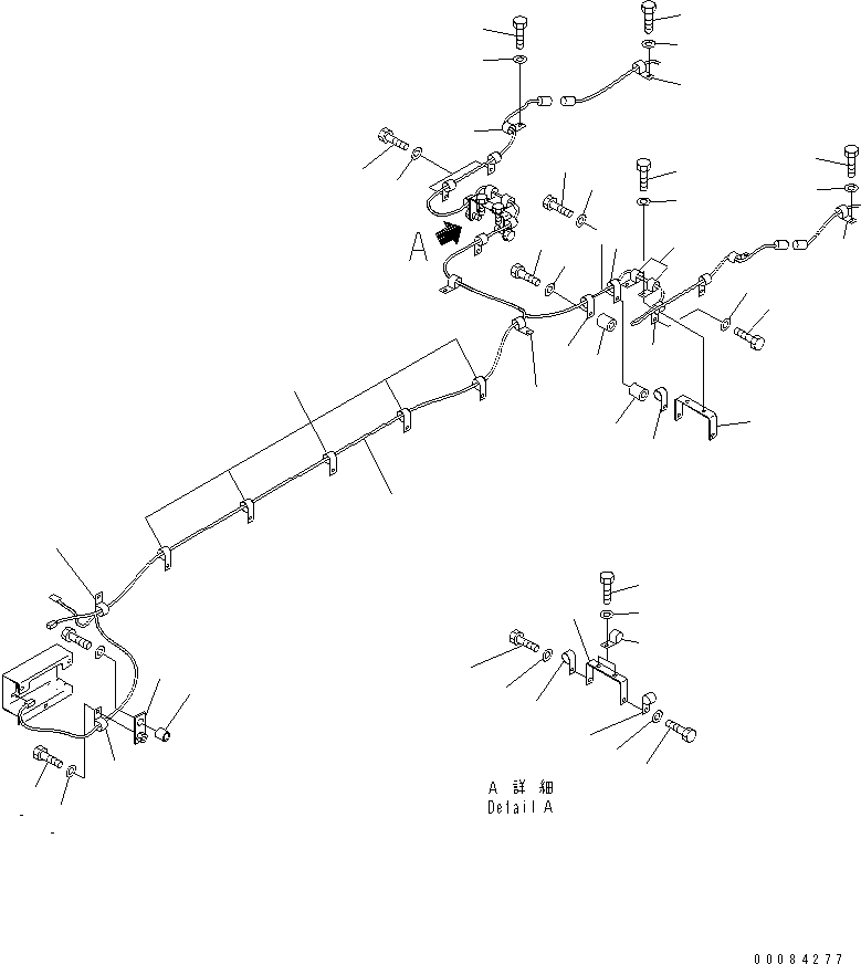 Dump Trucks Komatsu / HM300-2 S/N 2001-2784 (ecot3)(hm300-0c) / PAYLOAD METER (REAR FRAME HARNESS)(#2001-)(120300 : E0820-03A0)