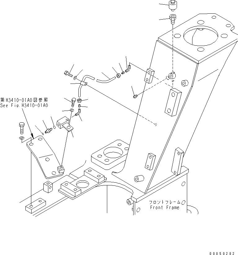 Dump Trucks Komatsu / HM300-2 S/N 2001-2784 (ecot3)(hm300-0c) / FRONT BRAKE COOLING (BREATHER) (L.H.)(150340 : F3426-03A0)