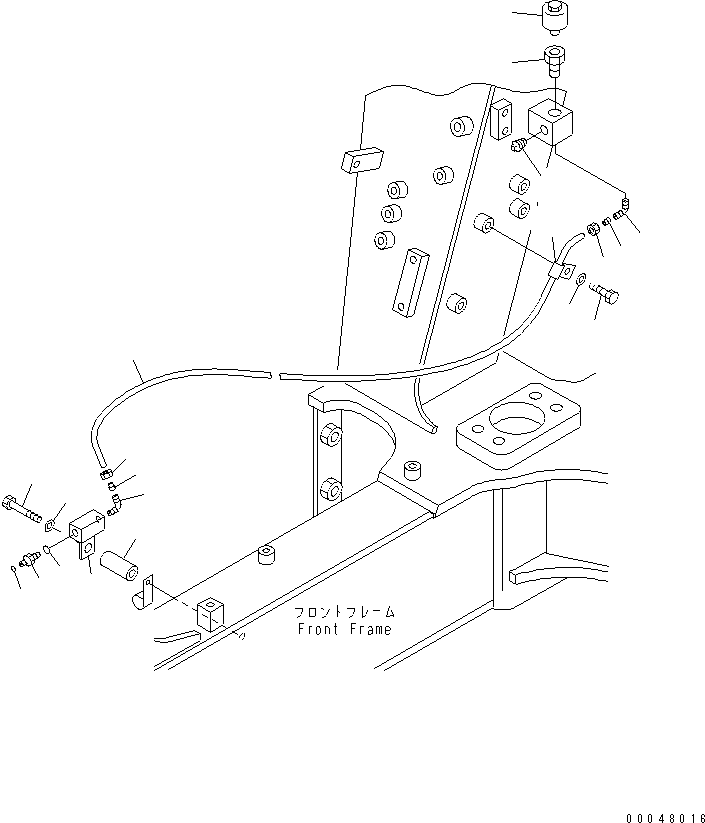 Dump Trucks Komatsu / HM300-2 S/N 2001-2784 (ecot3)(hm300-0c) / FRONT BRAKE COOLING (BREATHER) (R.H.)(150380 : F3426-05A0)