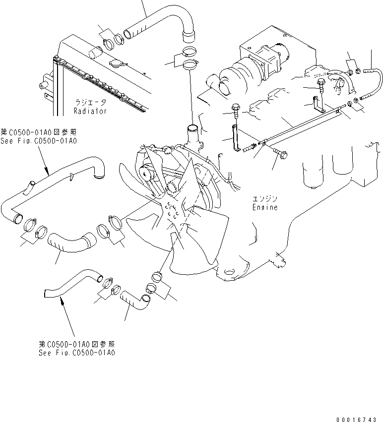 Dump Trucks Komatsu / HM300-1 S/N 1001-UP(hm300-1c) / ENGINE HOSE(030020 : B0110-01A0)
