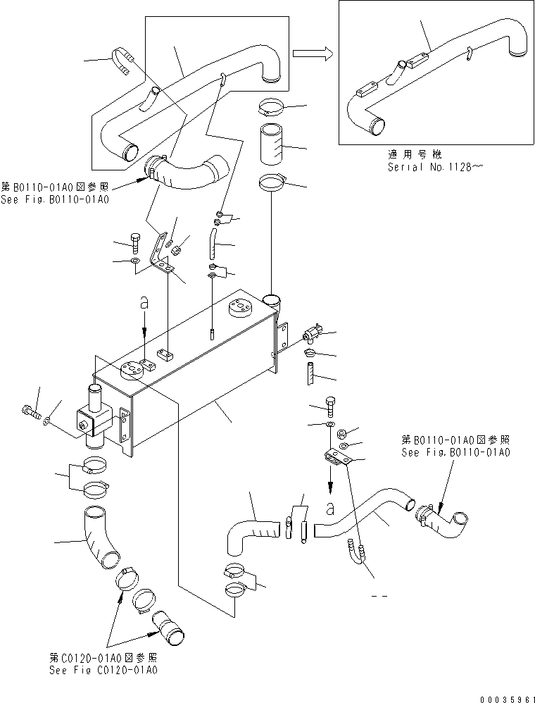 Dump Trucks Komatsu / HM300-1 S/N 1001-UP(hm300-1c) / BRAKE OIL COOLER(060080 : C0500-01A0)