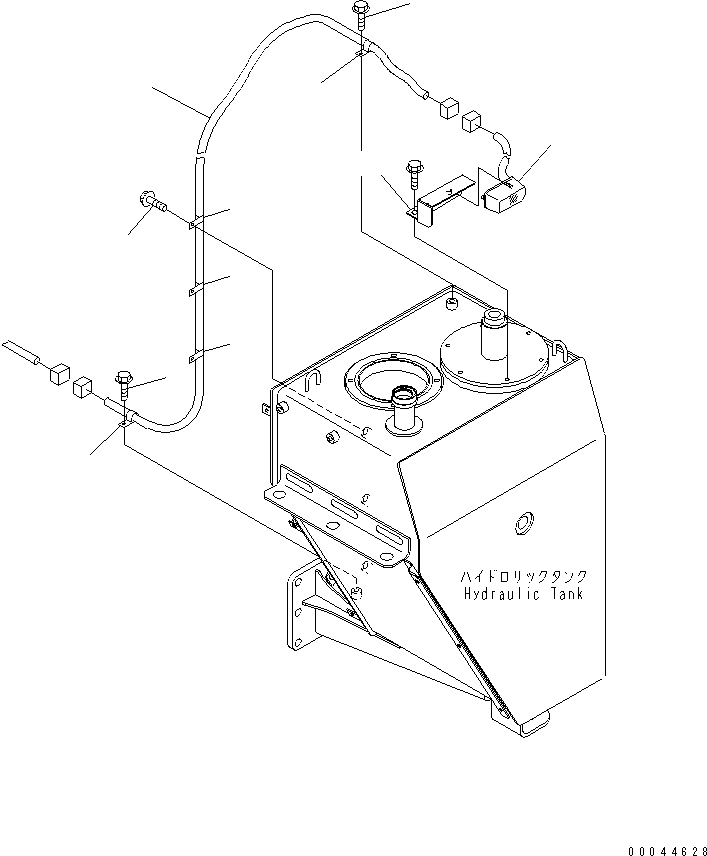 Dump Trucks Komatsu / HM300-1 S/N 1001-UP(hm300-1c) / HYDRAULIC TANK ASS