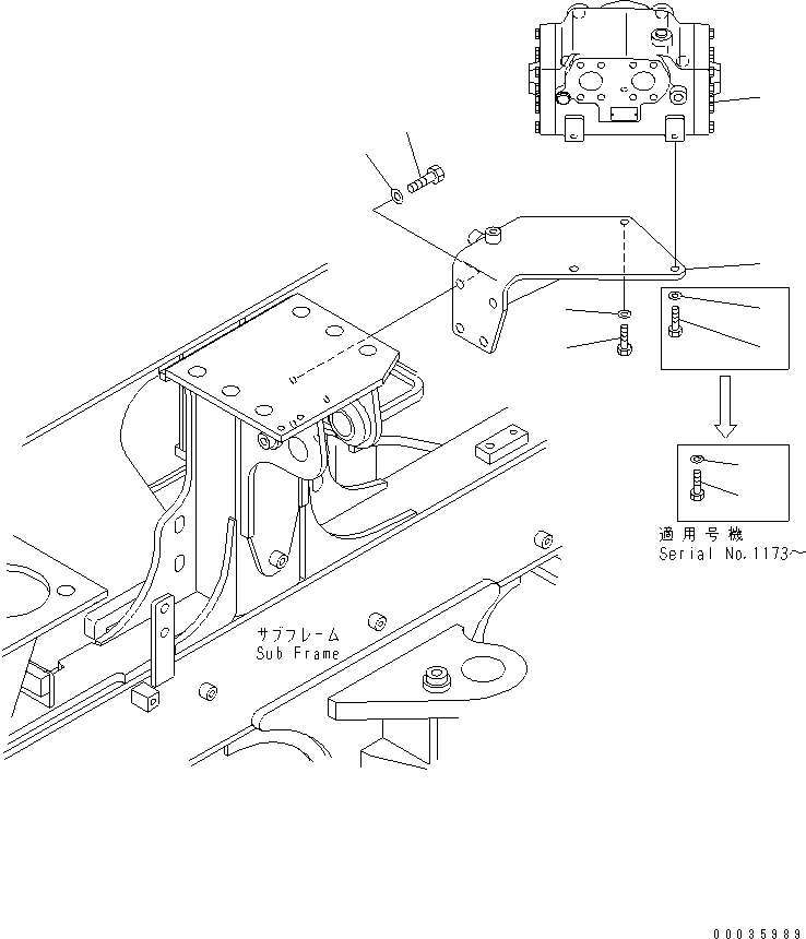 Dump Trucks Komatsu / HM300-1 S/N 1001-UP(hm300-1c) / HYDRAULIC PIPING (FLOW AMPLIFIER VALVE AND MOUNTING PARTS)(180440 : H3410-04A0)