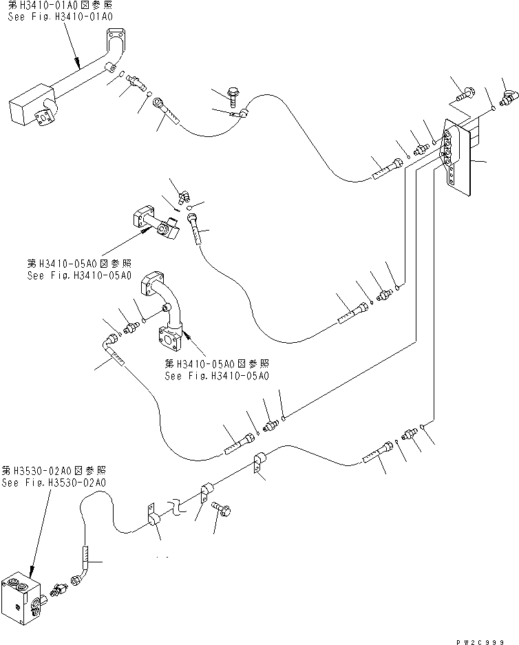 Komatsu parts book diagram for HM300-1 S/N 1001-UP: OIL PRESSURE GAUGE