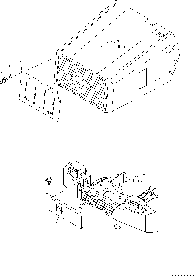 Dump Trucks Komatsu / HM300-1 S/N 1001-UP(hm300-1c) / RADIATOR CURTAIN (COLD SPEC.)(#1626-)(300010 : M3130-01A0)