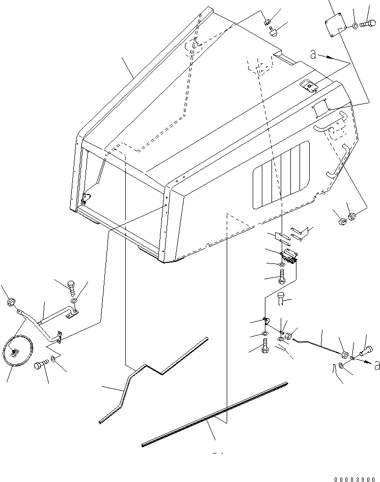 Dump Trucks Komatsu / HM300-1 S/N 1001-UP(hm300-1c) / ENGINE HOOD SUB ASS