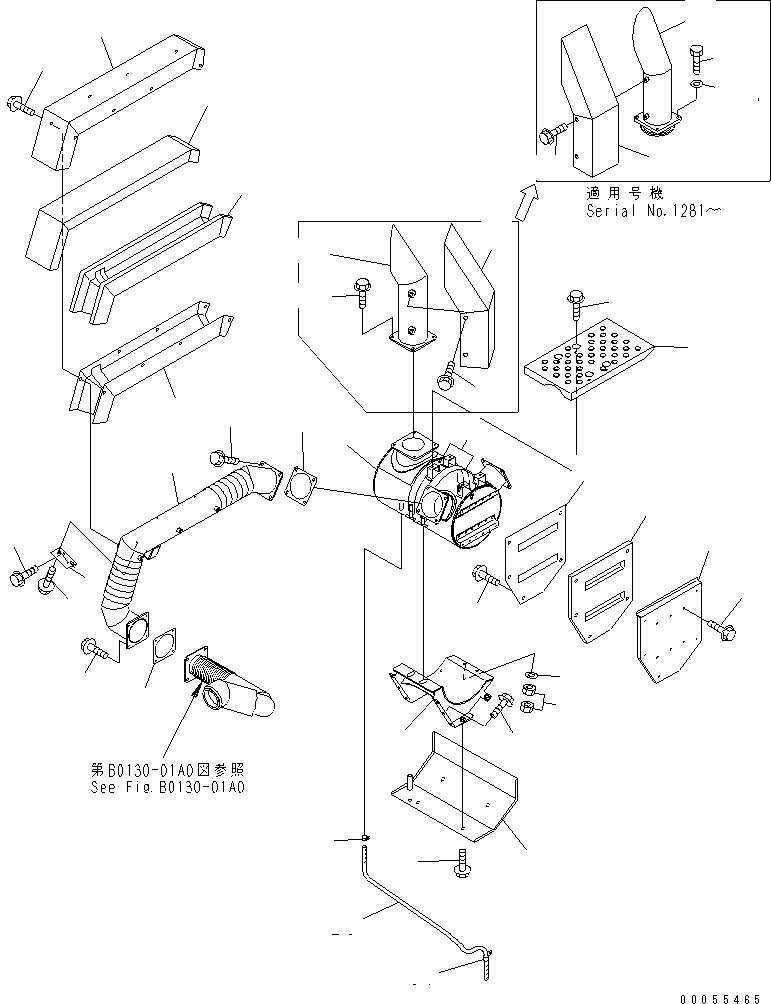 Dump Trucks Komatsu / HM300-1 S/N 1001-UP(hm300-1c) / FENDER SUB ASS