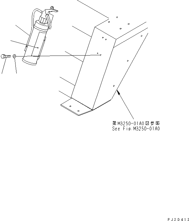 Dump Trucks Komatsu / HM300-1 S/N 1001-UP(hm300-1c) / FIRE EXTINGUISHER (FRENCH)(#1001-1081)(450190 : W3116-01H0)