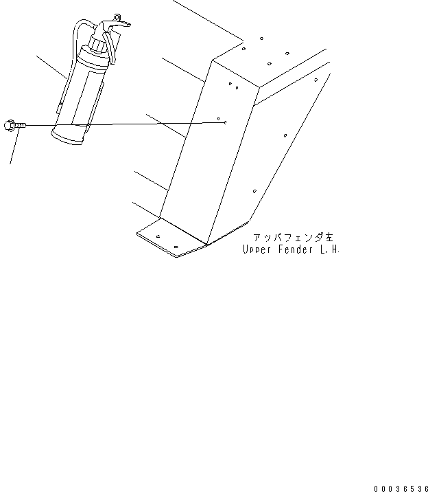 Dump Trucks Komatsu / HM300-1 S/N 1001-UP(hm300-1c) / FIRE EXTINGUISHER (ITALIAN)(450230 : W3116-01K0)