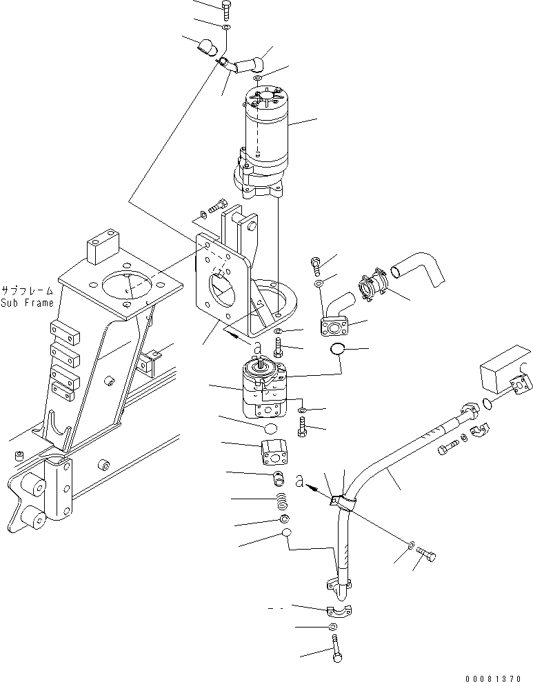 Dump Trucks Komatsu / HM300-2 S/N 2001-2784 (ecot3, For EU)(hm300-2c) / BATTERY BOX (EMERGENCY STEERING PIPING)(#2647-)(120160 : E0150-09A0A)