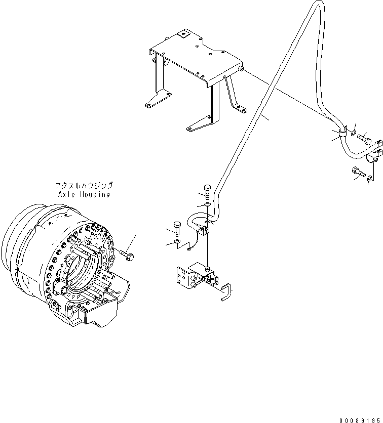 Dump Trucks Komatsu / HM300-2 S/N 2001-2784 (ecot3, For EU)(hm300-2c) / FRONT FRAME ELECTRICAL (HITCH HARNESS)(#2001-)(120240 : E0200-03A0)
