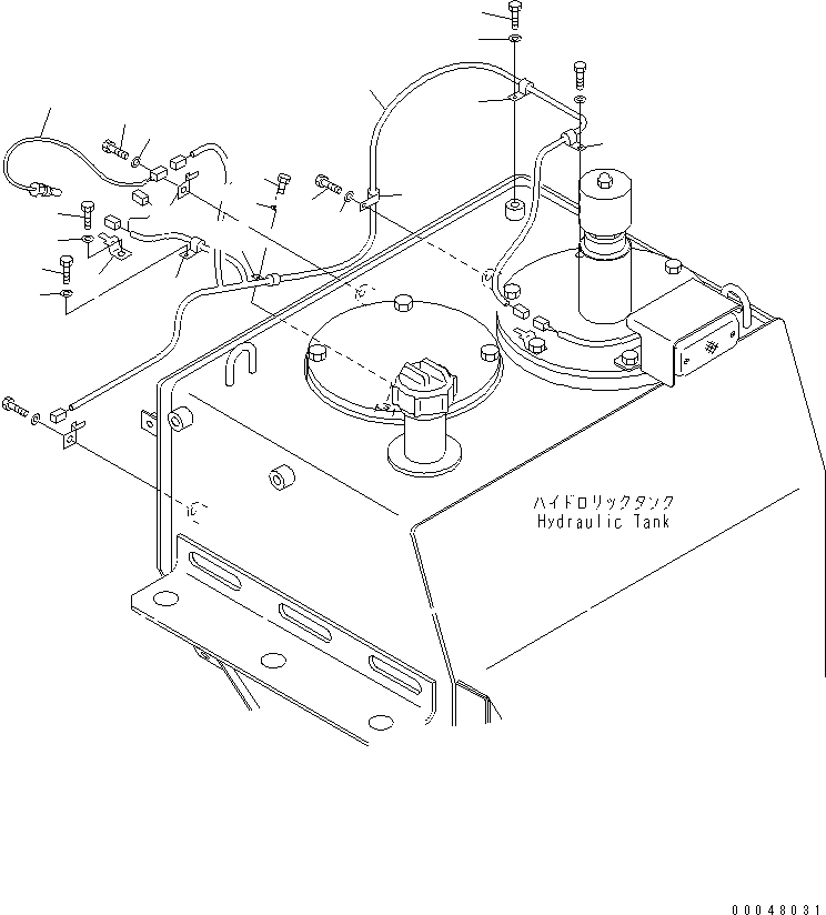 Dump Trucks Komatsu / HM300-2 S/N 2001-2784 (ecot3, For EU)(hm300-2c) / HYDRAULIC TANK (SENSOR)(#2001-)(180120 : H0150-06A0)