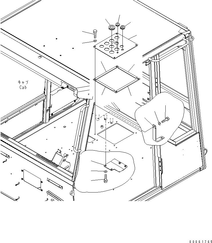 Dump Trucks Komatsu / HM300-2 S/N 2001-2784 (ecot3, For EU)(hm300-2c) / FLOOR (ELECTRICAL RELATED PARTS)(#2001-2610)(240670 : K0200-39A0)