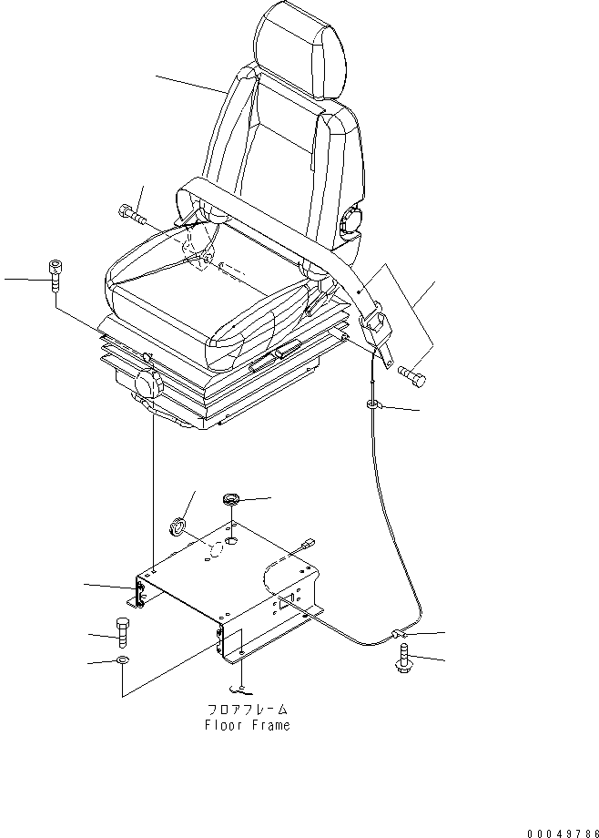 Dump Trucks Komatsu / HM300-2 S/N 2001-2784 (ecot3, For EU)(hm300-2c) / FLOOR (OPERATOR