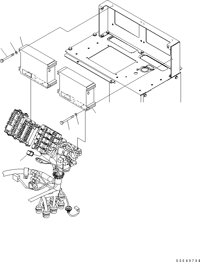 Dump Trucks Komatsu / HM300-2 S/N 2001-2784 (ecot3, For EU)(hm300-2c) / FLOOR (FUSE AND RELAY) (2/2)(#2611-)(241470 : K0200-84B1)