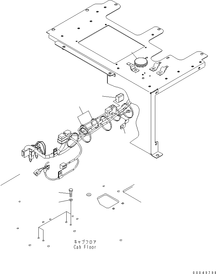 Dump Trucks Komatsu / HM300-2 S/N 2001-2784 (ecot3, For EU)(hm300-2c) / FLOOR (KOMTRAX LESS)(#2001-2610)(241510 : K0200-85A1)