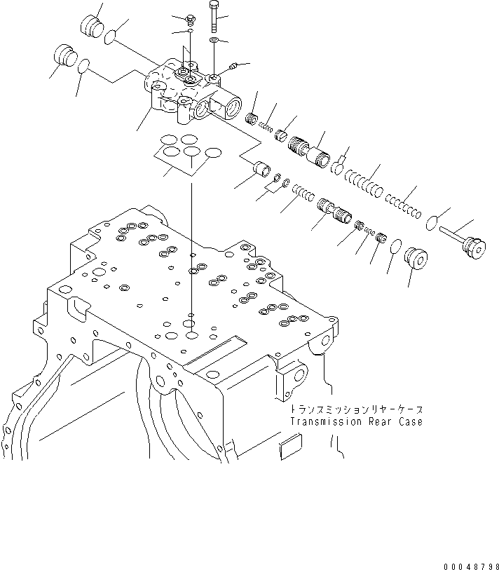 Dump Trucks Komatsu / HM350-2 S/N 2001-2218 (ecot3, For EU)(hm350-2c) / CONTROL VALVE (MAIN RELIEF VALVE)(#2001-)(150120 : F3300-59A0)
