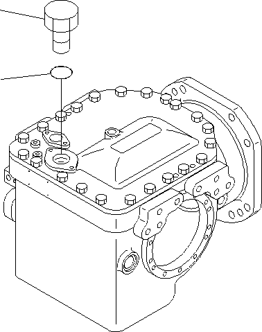 Dump Trucks Komatsu / HM350-2 S/N 2001-2218 (ecot3, For EU)(hm350-2c) / HYDRAULIC PUMP (PLUG) (FOR LIMITED SLIP DIFFERENTIAL)(#2001-)(180280 : H0210-07A1)