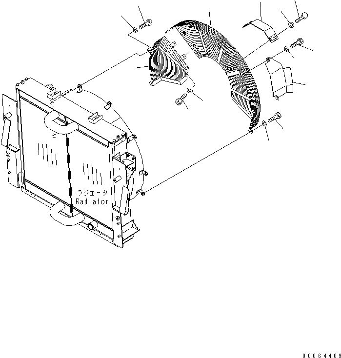 Dump Trucks Komatsu / HM350-2R S/N 7001-7029 (W/O EGR)(hm350-4c) / RADIATOR (FAN NET)(#7001-)(060030 : C0110-03A0)