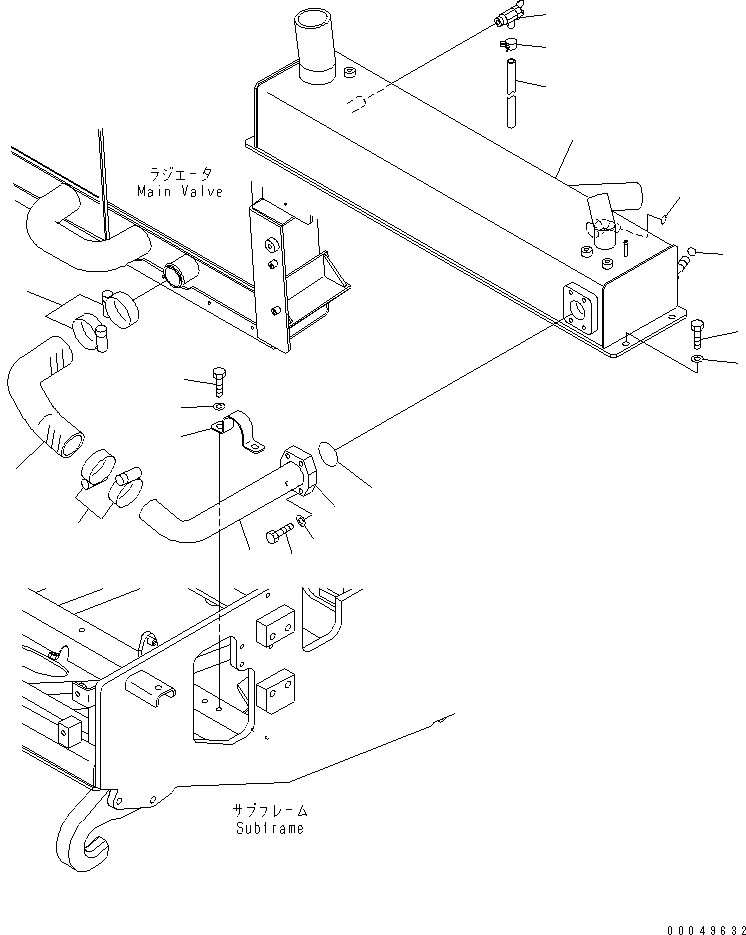 Dump Trucks Komatsu / HM350-2R S/N 7001-7029 (W/O EGR)(hm350-4c) / BRAKE OIL COOLER(#7001-)(060080 : C0500-01A0)