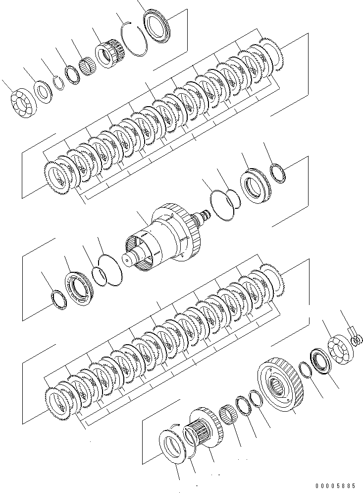 Dump Trucks Komatsu / HM400-1 S/N 1001-UP(hm400-1r) / TRANSMISSION (2ND AND 3RD)(150120 : F3300-54A0A)