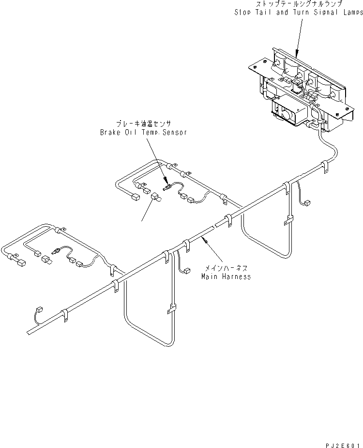 Dump Trucks Komatsu / HM400-1 S/N 1001-UP(hm400-1r) / REAR BRAKE COOLING (DIFFERENTIAL LOCK LINE) (LIMITED SLIP DIF.)(150900 : F3466-02A1)