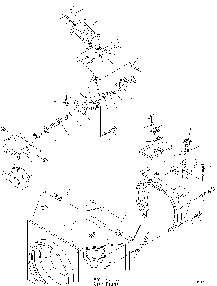 Dump Trucks Komatsu / HM400-1 S/N 1001-UP(hm400-1r) / PARKING BRAKE(150910 : F3550-01A0)
