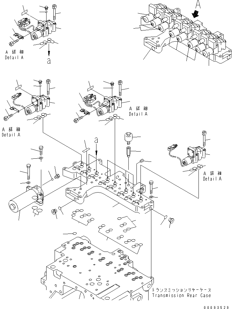 Dump Trucks Komatsu / HM400-2 S/N 2001-2632 (ecot3, For EU)(hm400-2c) / CONTROL VALVE (ECMV)(#2001-)(150110 : F3300-58A0)