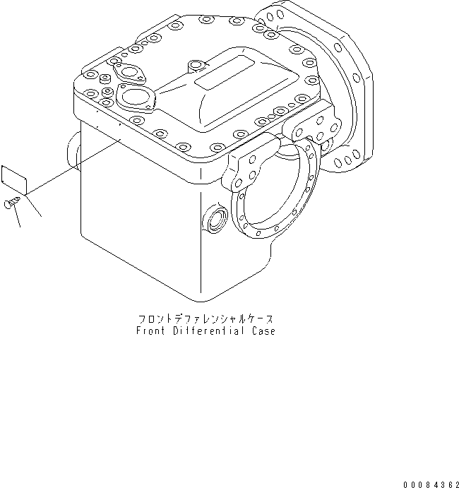 Dump Trucks Komatsu / HM400-2 S/N 2001-2632 (ecot3, For EU)(hm400-2c) / FRONT DIFFERENTIAL (NAME PLATE)(#2462-)(150230 : F3350-04A0)