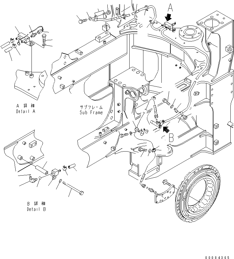 Dump Trucks Komatsu / HM400-2 S/N 2001-2632 (ecot3, For EU)(hm400-2c) / FRONT BRAKE COOLING (SALVAGE) (L.H.)(#2001-)(150370 : F3426-02A0)