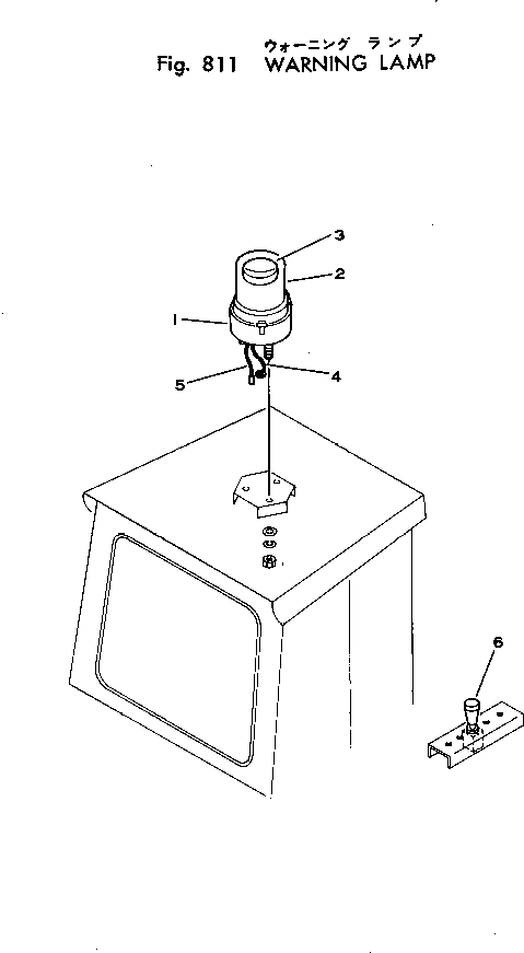 Wheel Loaders Komatsu / JH80C-1 S/N 10001-UP(jh80c-1r) / WARNING LAMP(240080 : 811)