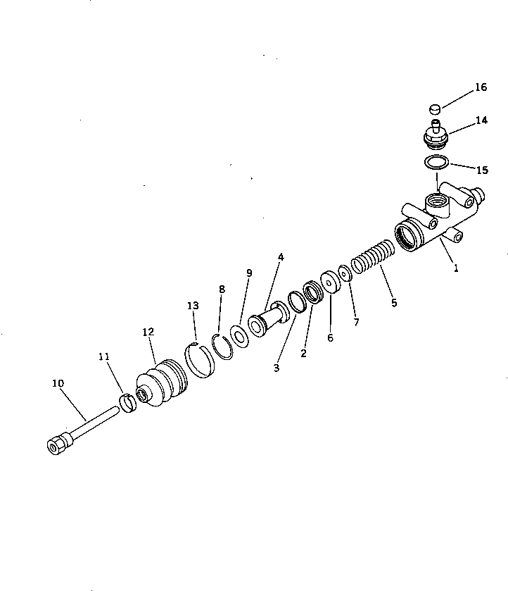 Rollers Komatsu / JV100A-1 S/N 10011-UP(jv100a-r) / BRAKE MASTER CYLINDER(120130 : 4225)