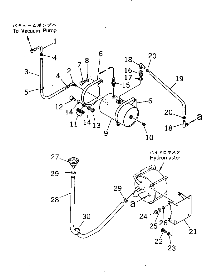 Rollers Komatsu / JV100A-1 S/N 10011-UP(jv100a-r) / BRAKE VACUUM PIPING(120140 : 4227)