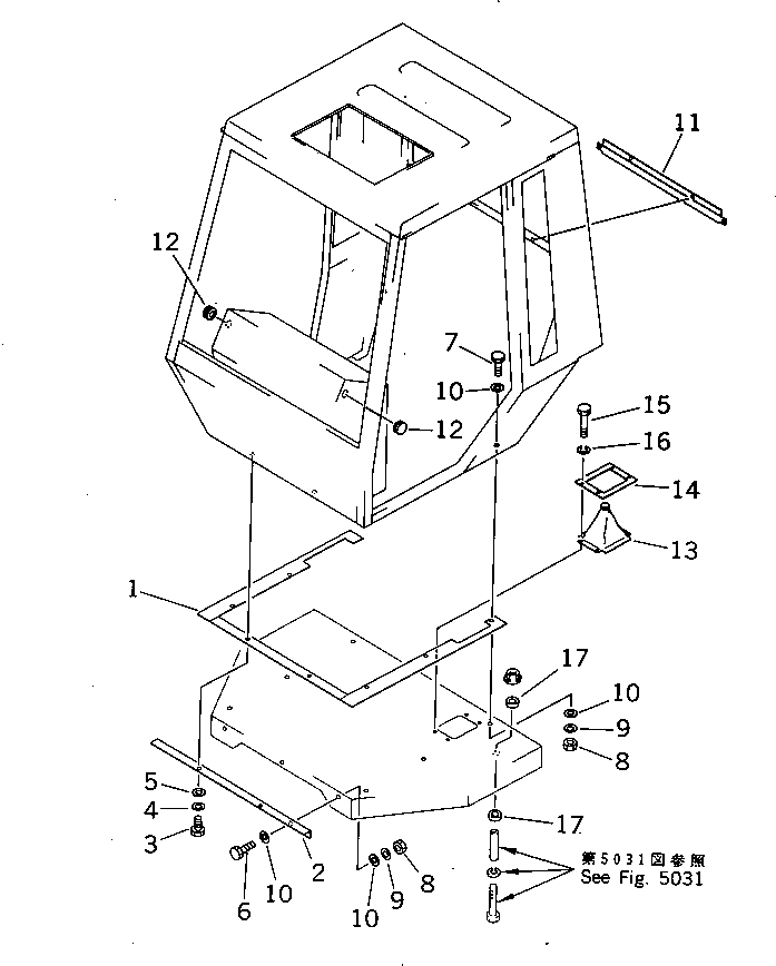 Rollers Komatsu / JV100WA-1 S/N 20003-UP(jv100w0c) / STEEL CAB (WITH ROOF DOOR TYPE) (6/7) (A-TYPE) (EXCEPT JAPAN)(150270 : 5471)