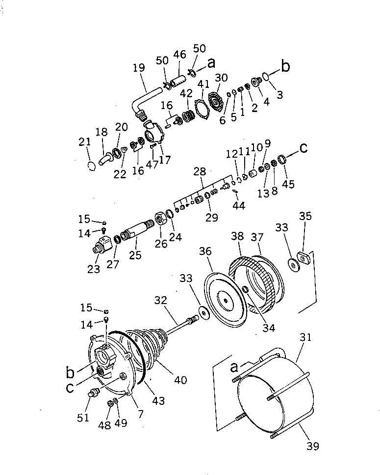 Rollers Komatsu / JV100WP-1 S/N 30003-UP(jv100w1r) / HYDOROMASTER(120160 : 4229)