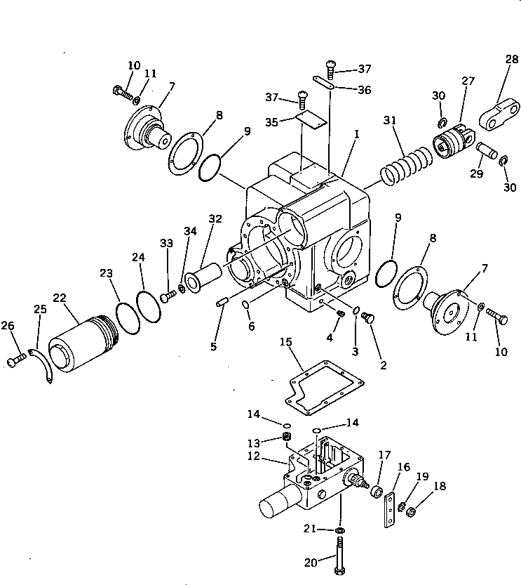 Rollers Komatsu / JV100WP-1 S/N 30003-UP(jv100w1r) / HYDRAULIC PUMP (FOR TRAVEL) (1/2)(180050 : 6101)