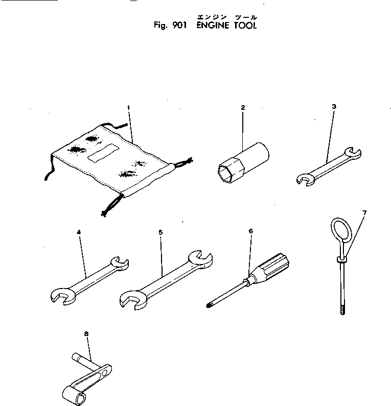 Rollers Komatsu / JV32W-1 S/N 1001-UP(jv32w-1r) / ENGINE TOOL(240010 : 901)