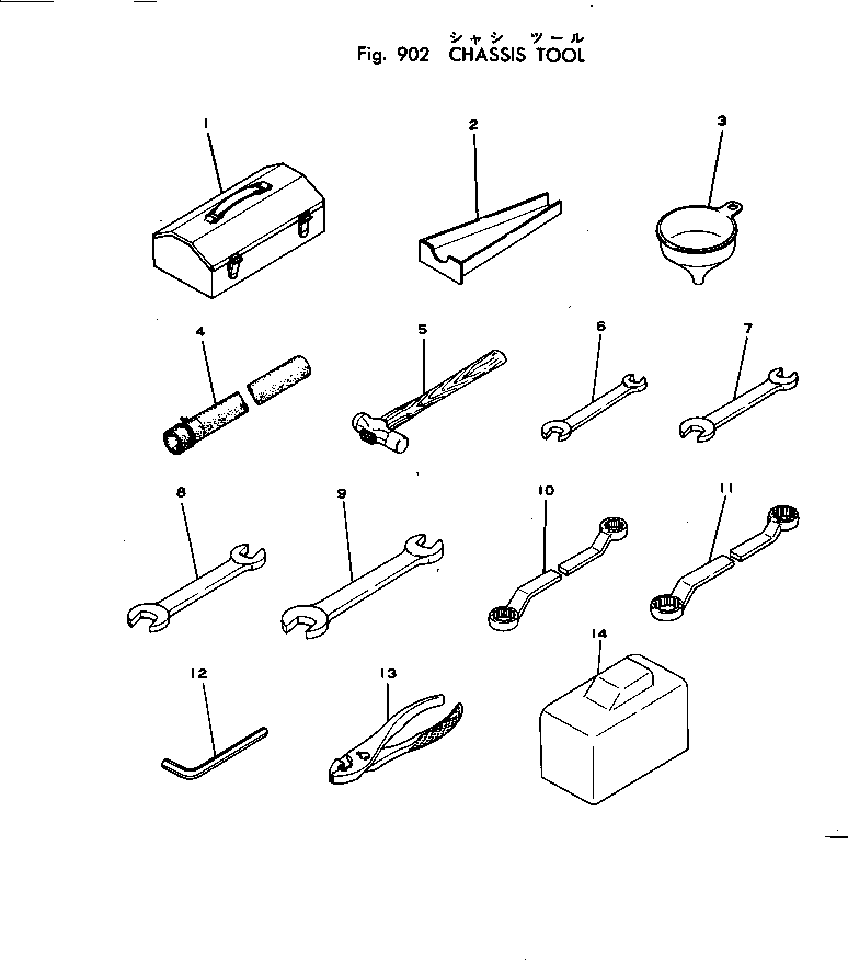 Rollers Komatsu / JV32W-1 S/N 1001-UP(jv32w-1r) / CHASSIS TOOL(240020 : 902)