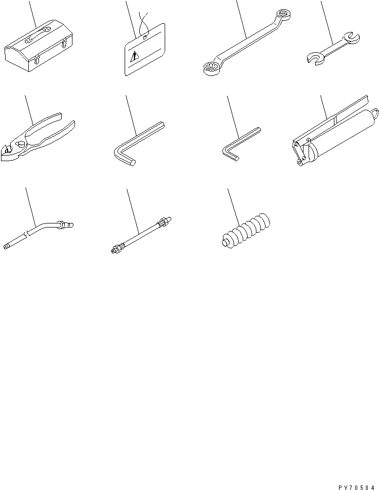 Rollers Komatsu / JV40CW-5 S/N 6001-UP(jv40cw2r) / TOOL(180020 : 9901)
